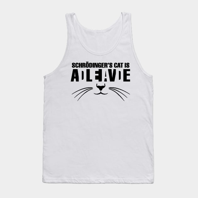 Cat schrodinger funny Tank Top by AsKartongs